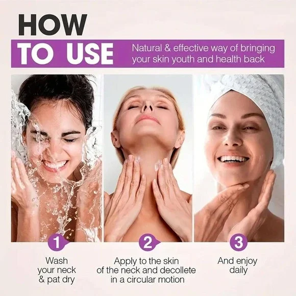 Set of 2 Rozino Neck Firming Chestneck & Face Lifting Cream 1.7 oz Sodium - Picture 6 of 10